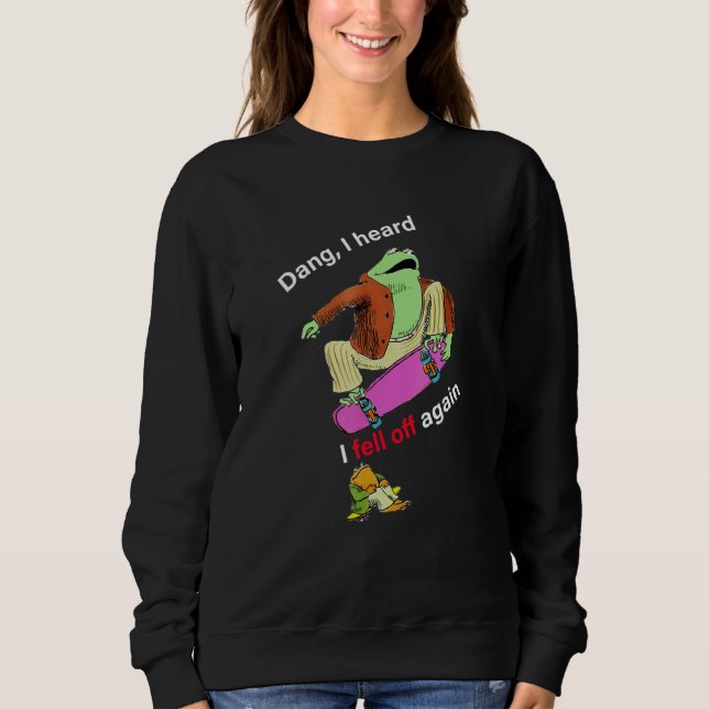 Frog I fell off again Dang I heard T Shirt (Framsida)