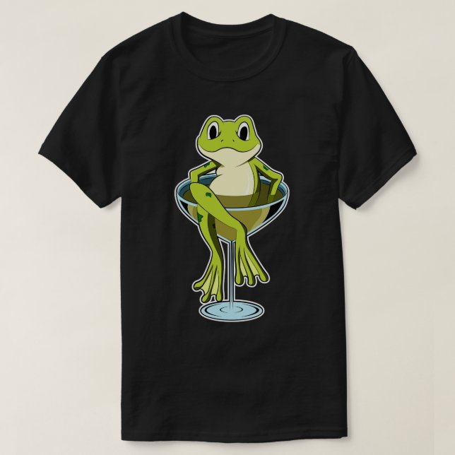 Frog i glas t shirt (Design framsida)