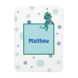 Frog i Jeans, Birthday, Polka dots Magnet