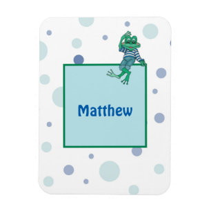 Frog i Jeans, Birthday, Polka dots Magnet