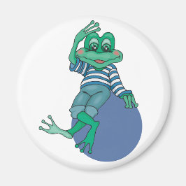 Frog i Jeans, Birthday, Polka dots Magnet