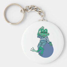 Frog i Jeans, Birthday, Polka dots Nyckelring