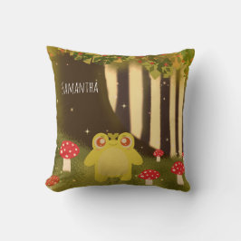 Frog i magisk natur kudde