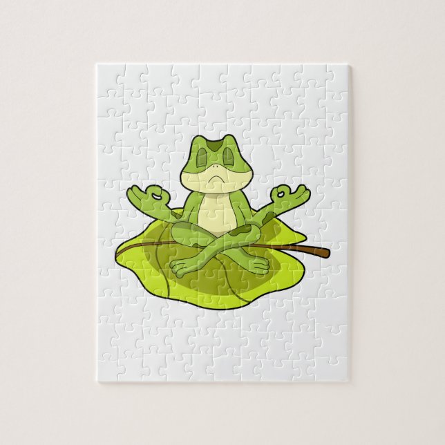 Frog i Meditate Pussel (Vertikal)