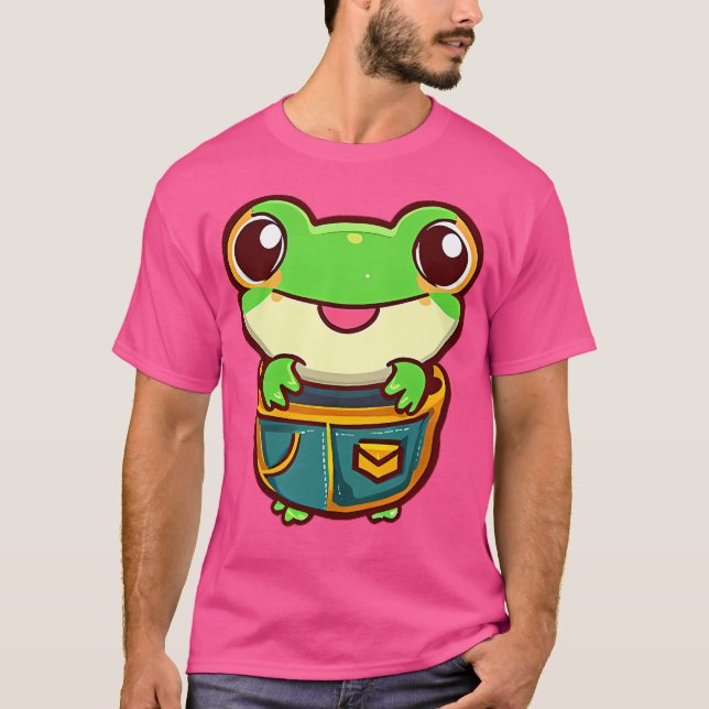 Frog i min påse Frog Pocket T Shirt (Framsida)
