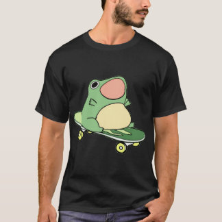 Frog i skateboard t shirt