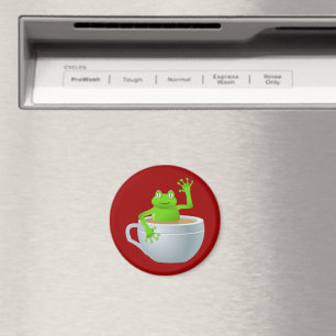 Frog i Tea Magnet