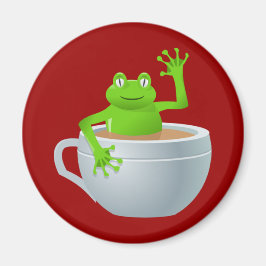 Frog i Tea Magnet