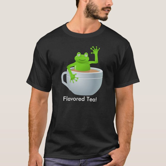 Frog i Tea T-shirt (Framsida)