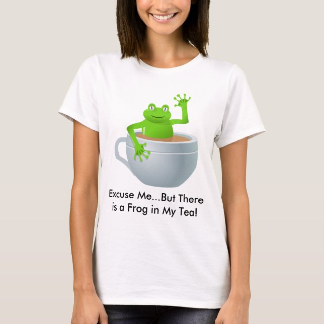 Frog i Tea T-shirt (Framsida)