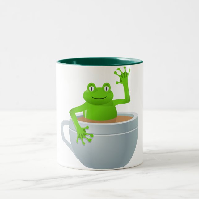 Frog i Tea Två-Tonad Mugg (Center)