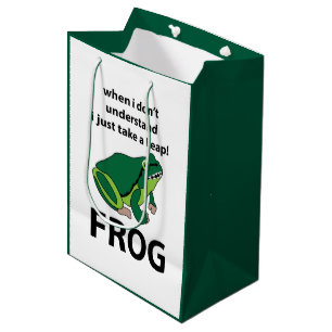 Frog Jag tar bara en lädergroda