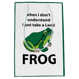 Frog Jag tar bara en lädergroda