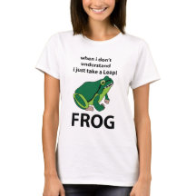 Frog Jag tar bara en lädergroda