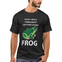 Frog Jag tar bara en lädergroda