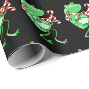 Frog jul - Frog, Candy cane Julafton Presentpapper