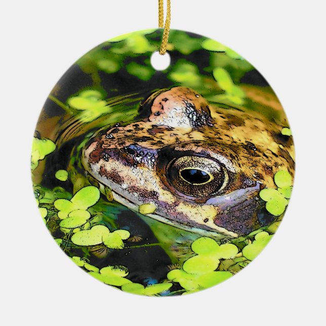 FROG JULGRANSPRYDNAD KERAMIK (Framsidan)