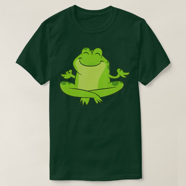 Frog Kambo Jungle Frog Medicine Yoga Frog T Shirt (Design framsida)