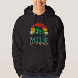 Frog Kärlek Funny Hoodie