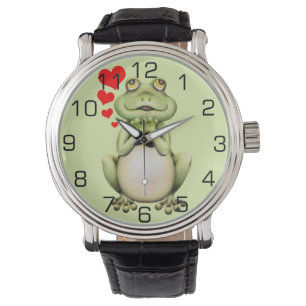 Frog Kärlek Teckning Armbandsur