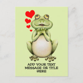 Frog Kärlek Teckning Lägg till din text Vykort