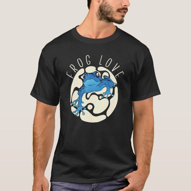 Frog Kärlek Toad Frog Catcher Hunter Amphibian Cat T Shirt (Framsida)