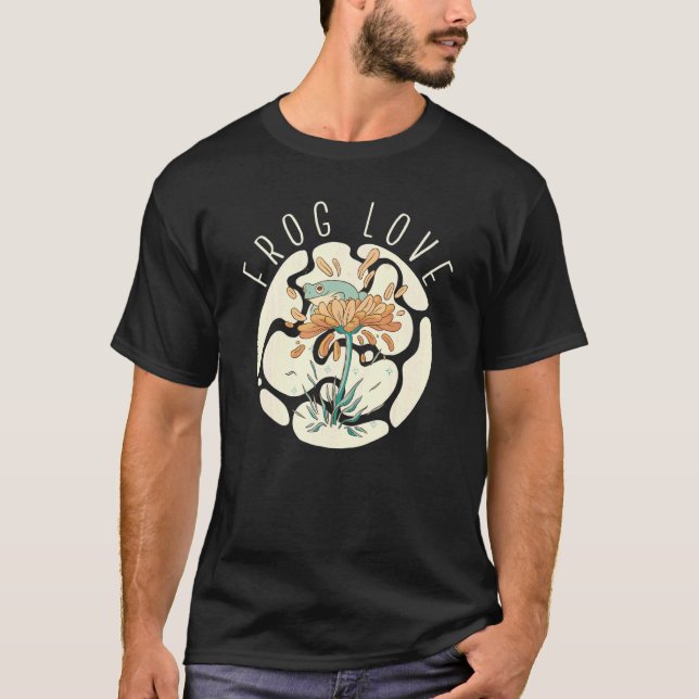 Frog Kärlek Toad Frog Catcher Hunter Amphibian Cat T Shirt (Framsida)