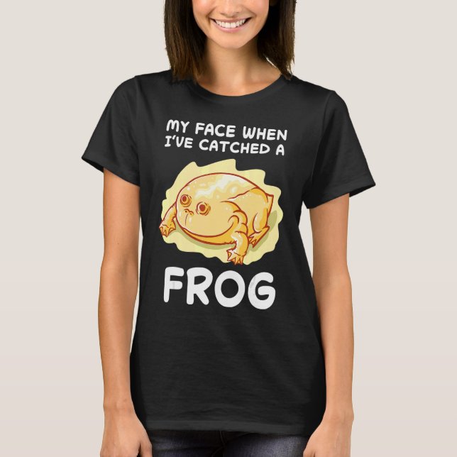 Frog Kärlek Toad Frog Catcher Hunter Amphibian Cat T Shirt (Framsida)