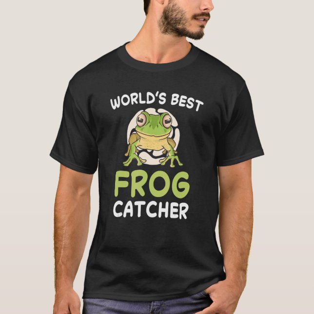 Frog Kärlek Toad Frog Catcher Hunter Amphibian Cat T Shirt (Framsida)