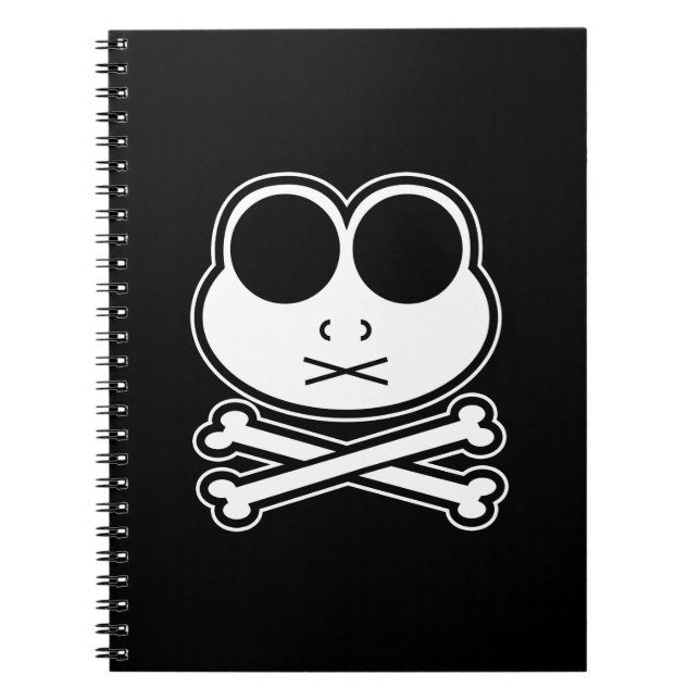 Frog Kor Bone - Cutout Anteckningsbok (Framsidan)