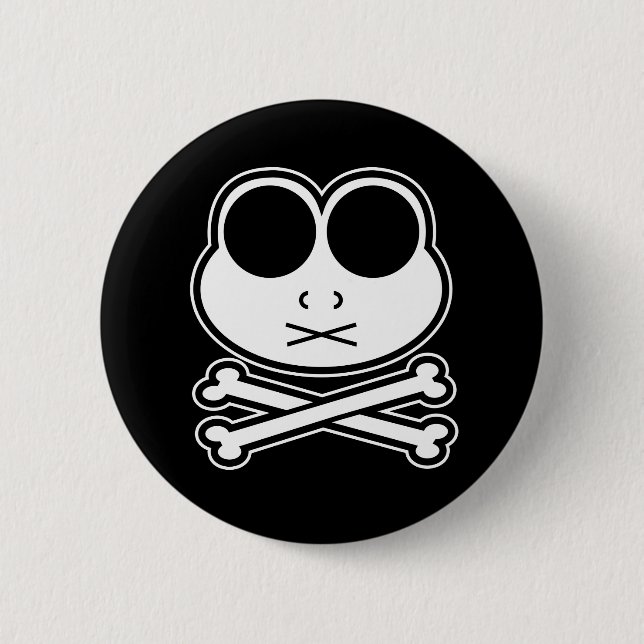 Frog Kor Bone - Cutout Knapp (Framsida)