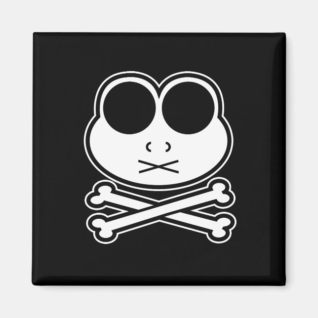 Frog Kor Bone - Cutout Magnet (Framsidan)