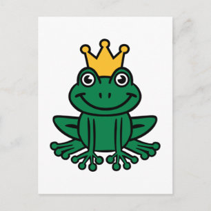 Frog krona vykort