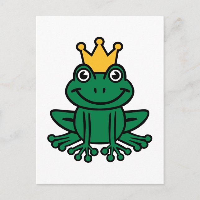 Frog krona vykort (Framsida)