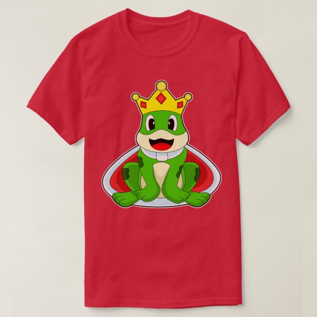 Frog Kung Krona 2 T Shirt (Design framsida)
