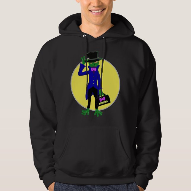 Frog lämplig sötskjorta hoodie (Framsida)