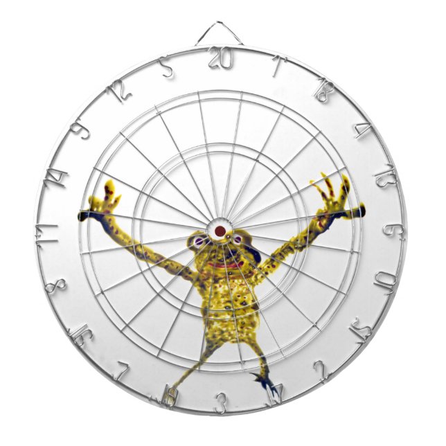 Frog Leaping Funny Animal Darttavla (Framsidan)