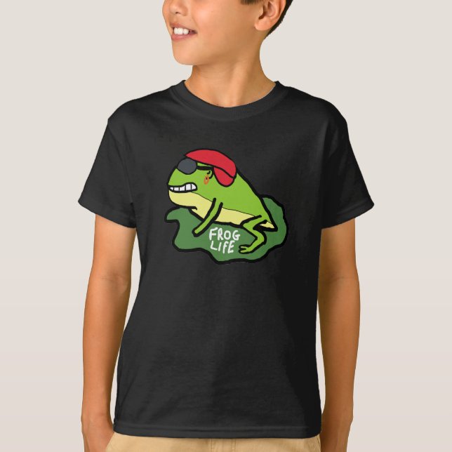 Frog Life T Shirt (Framsida)