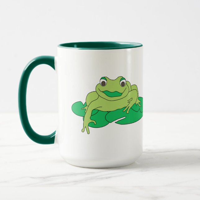 Frog Lily Pad Mugg (Vänster)