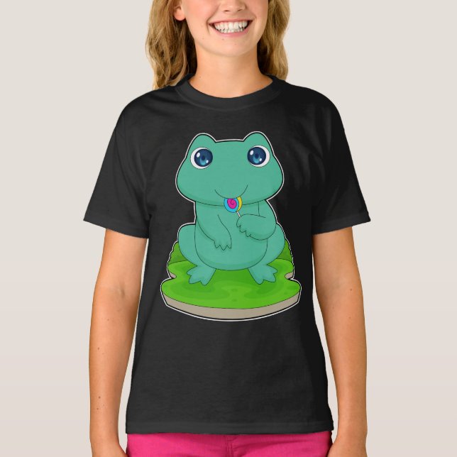 Frog Lollipop T Shirt (Framsida)