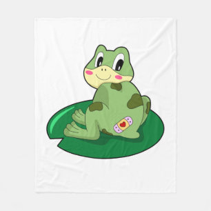 Frog Löv Heart Plaster Fleecefilt