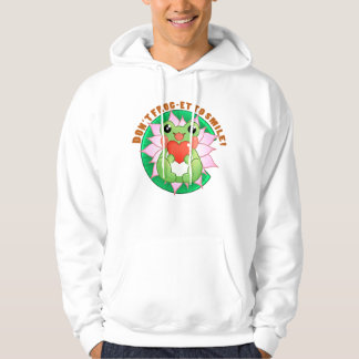 Frog Love – Cute Motivational Art Hoodie