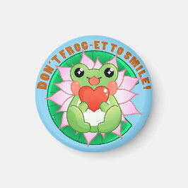 Frog Love – Cute Motivational Art Magnet