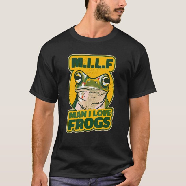 Frog Love Toad Frog Catcher Hunter Amphibian Catch T Shirt (Framsida)