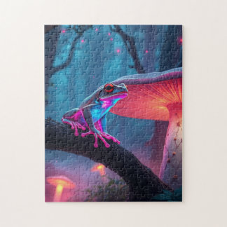 Frog Magic Mushroom Pussel