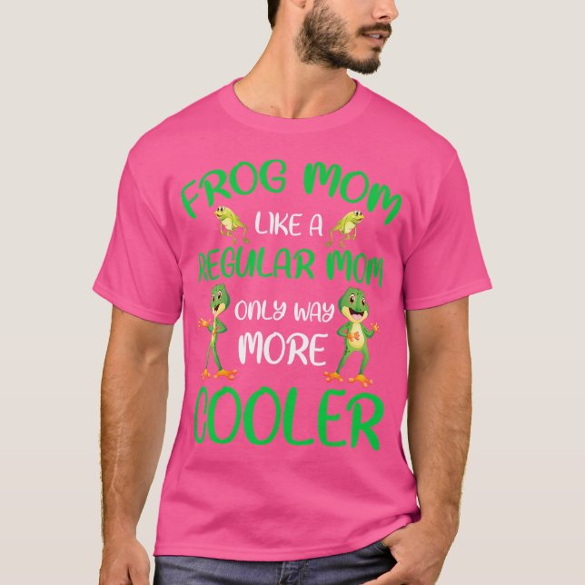 Frog Mamma Toad Mors dag Frog T Shirt (Framsida)