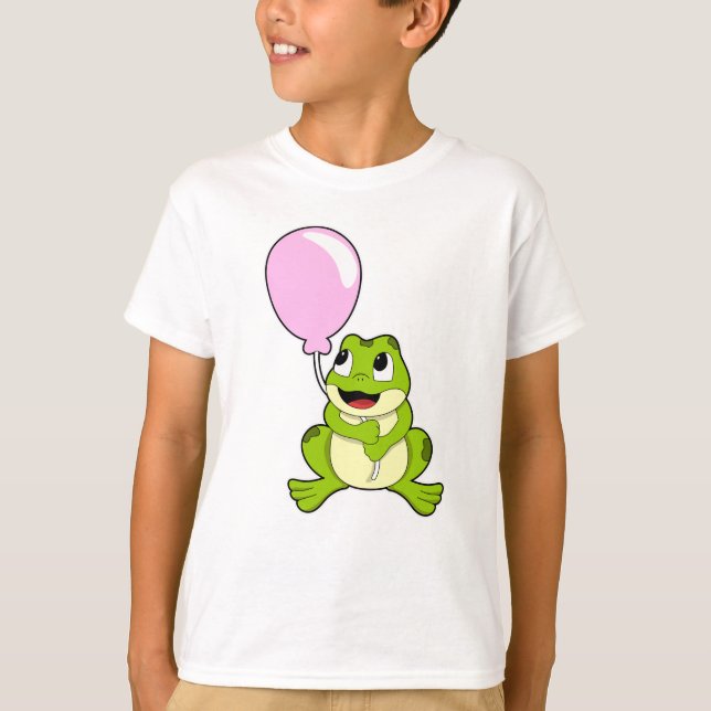 Frog med ballong t shirt (Framsida)