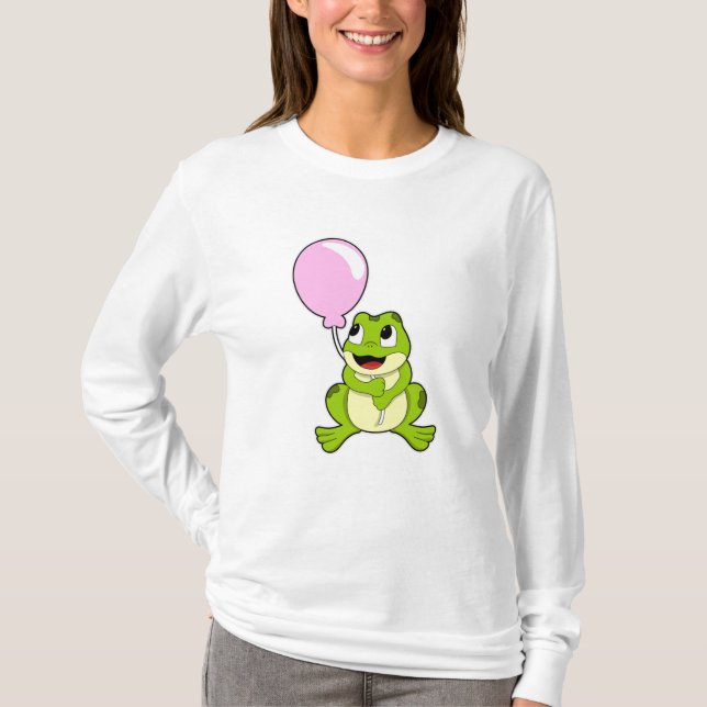 Frog med ballong t shirt (Framsida)
