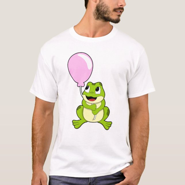 Frog med ballong t shirt (Framsida)