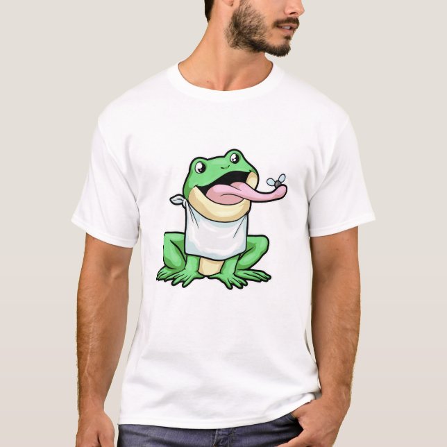 Frog med Beetle T Shirt (Framsida)